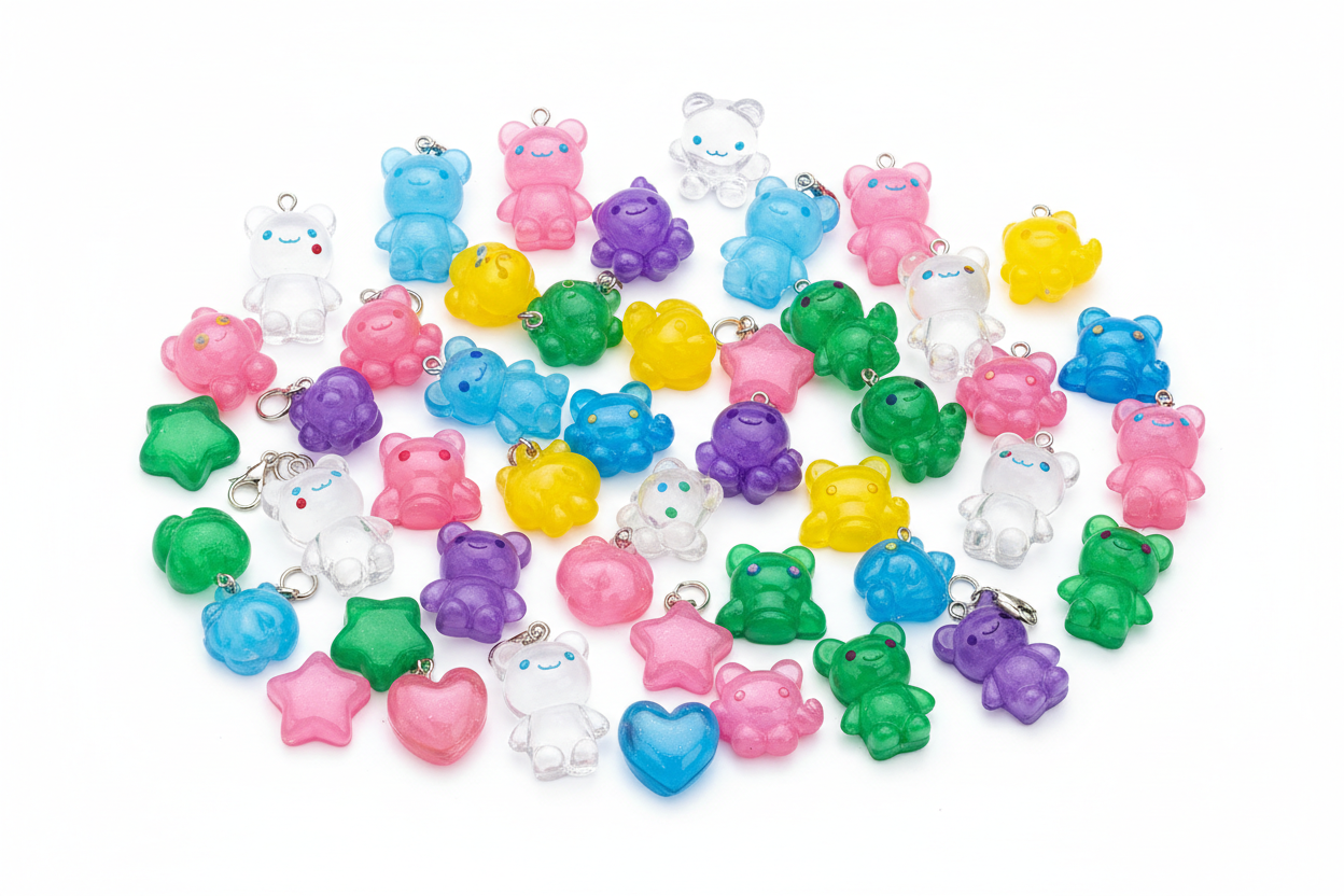 Resin 3D figures/ Charms