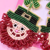 St. Patrick’s Day Beaded Earrings