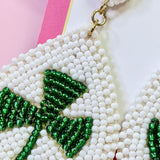 St. Patrick’s Day Beaded Earrings