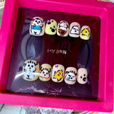 Handmade Press-On Nails (Short Oval)– Puppy Friends Nail Set