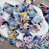 Moonlight Anime Charm Mix | Magical Girl Acrylic Charms 6 Pcs