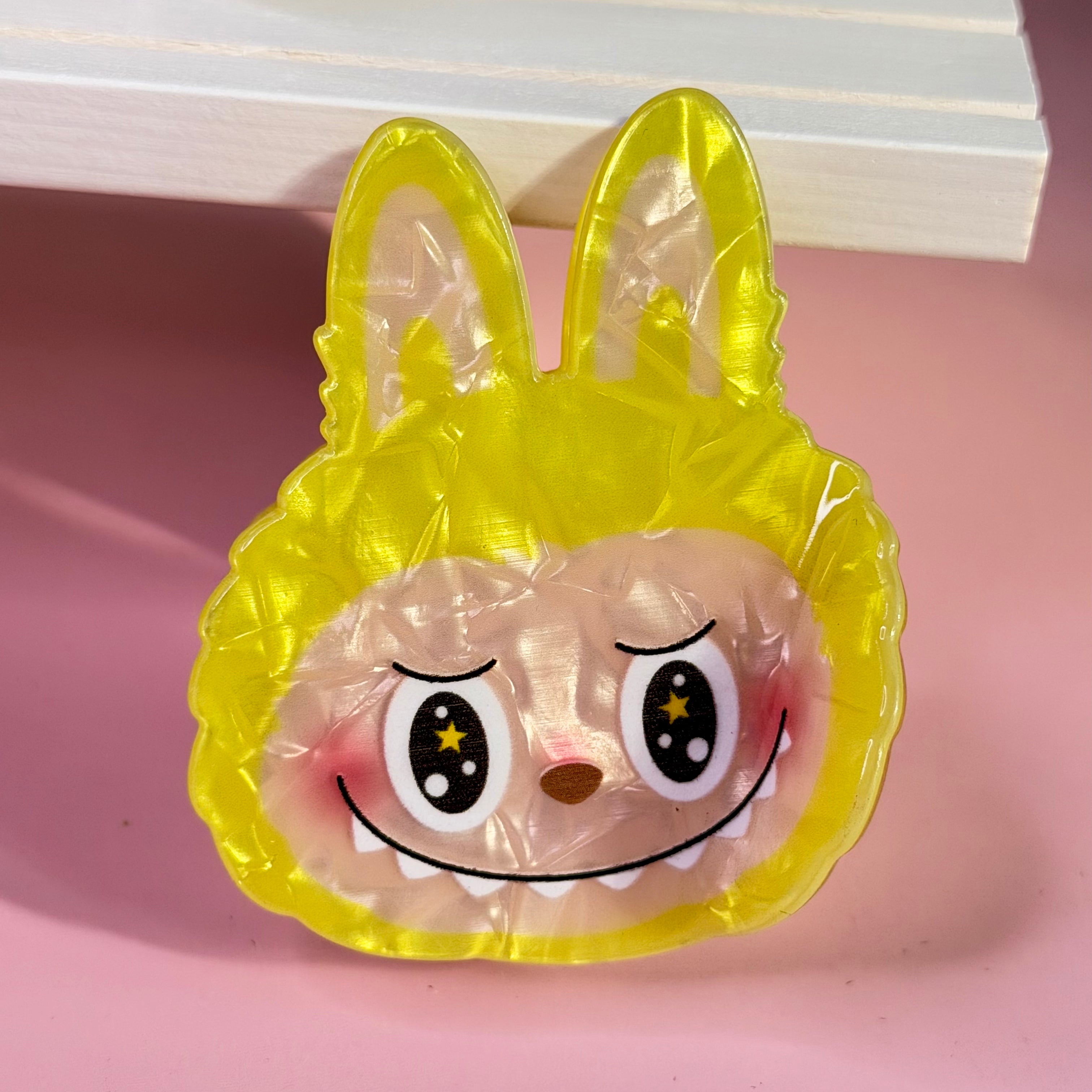 Labubu Big Size Hair Claw | Kawaii Cartoon Acrylic Clip