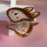 Labubu Big Size Hair Claw | Kawaii Cartoon Acrylic Clip