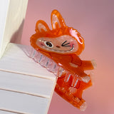 Yoga Bunny Hair Claw – Iridescent Acrylic Cartoon Clip