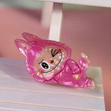 Yoga Bunny Hair Claw – Iridescent Acrylic Cartoon Clip