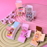 Monster “Bubu Funland” Rectangle Hair Claw | Labubu-Inspired Acrylic Hair Clip
