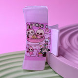 Monster “Bubu Funland” Rectangle Hair Claw | Labubu-Inspired Acrylic Hair Clip