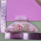 La-bubu-Inspired “Fluffy Monster Baby” Hair Claw | Plush Acrylic Hair Clip |