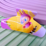 Pastel Monster Hair Claw: Kawaii Acrylic Hair Clip
