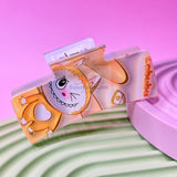 Monster “LaBubu Rectangle” Hair Claw | Labubu-Inspired Acrylic Hair Cli