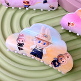 Cloudland Bubu Hair Claw: La-bubu Inspired Pastel Clip